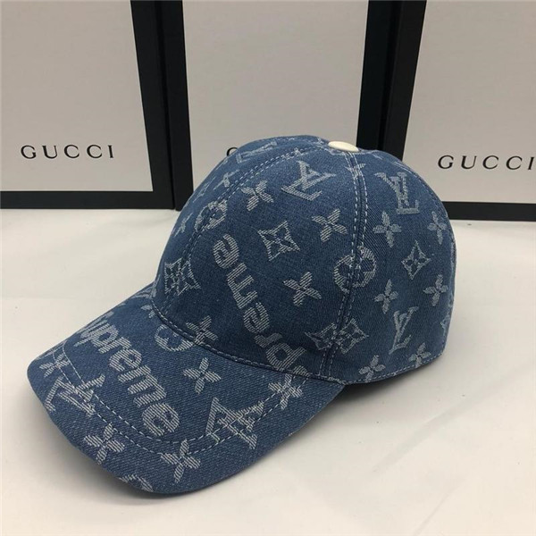Louis Vuitton Baseball Cap With Box Full Package Size For Couples 005