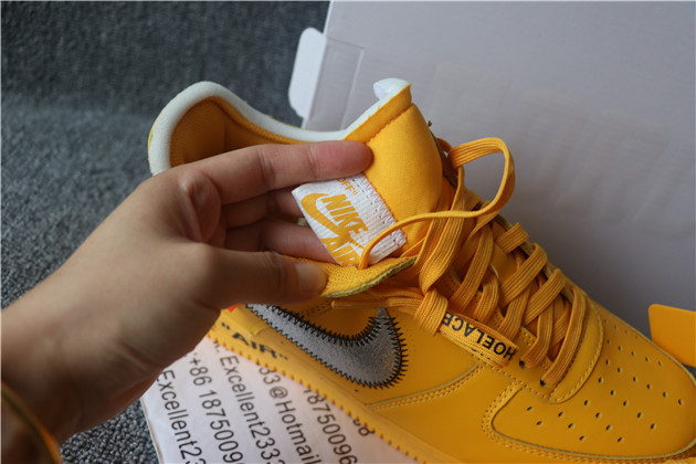 Off White x Nike Air Force 1 Low Yellow