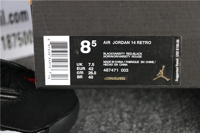 Authentic Nike Air Jordan 14 Retro Last Shot