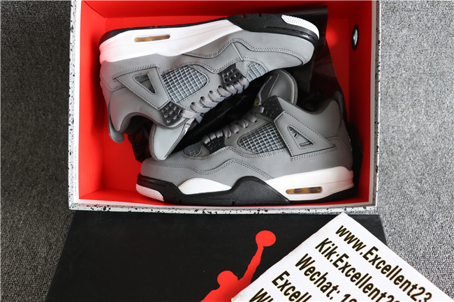 Authentic Nike Air Jordan 4 Retro Cool Grey