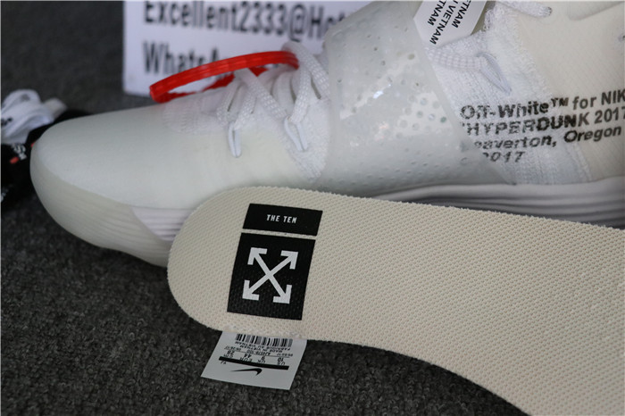 Off White X Nike Hyperdunk