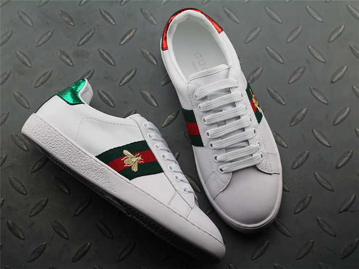 Gucci Ace Embroidered Low Top Sneaker Bear