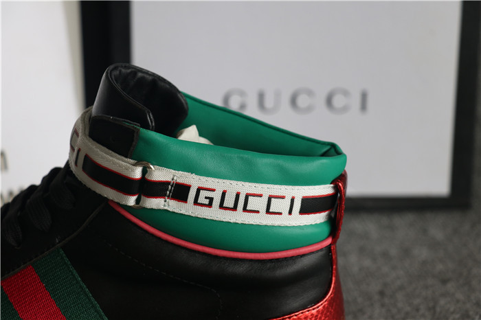 Gucci Mid Black Green Shoes