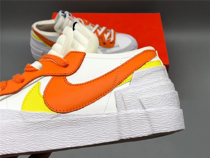 Sacai X Nike Blazer Low White Orange
