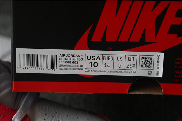 Nike Air Jordan 1 Light Fusion Red