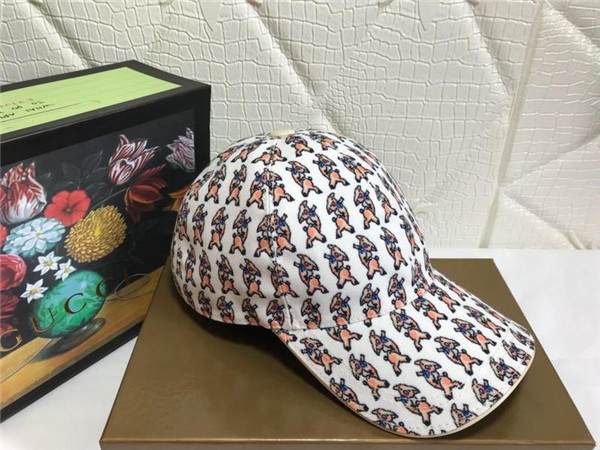 Gucci baseball cap with box full package size for couples 004