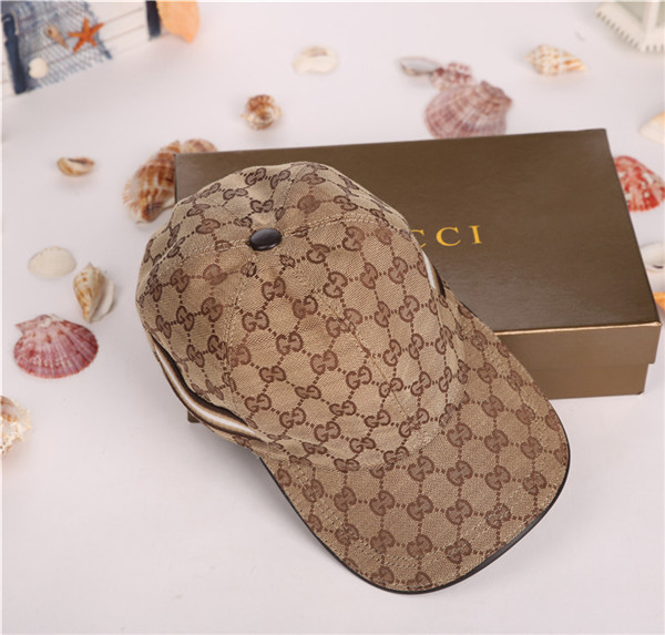 Gucci baseball cap with box full package size for couples 194