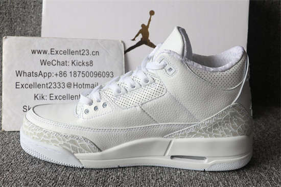 Nike Air Jordan 3 Retro Prue White