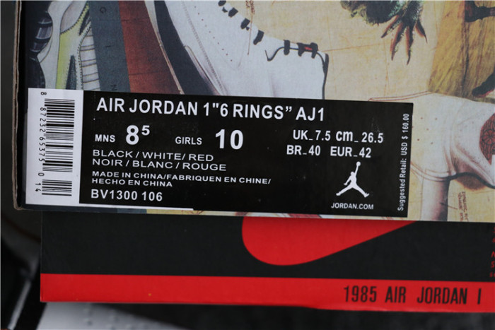 Authentic 2018 Union X Nike Air Jordan 1 NRG Grey Black Red