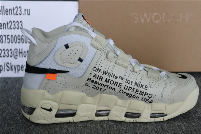Authentic Off White X Nike Air More Uptempo