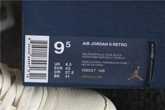 Authentic Nike Air Jordan 5 Retro International Flight