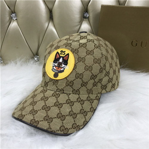 Gucci baseball cap with box full package size for couples 112