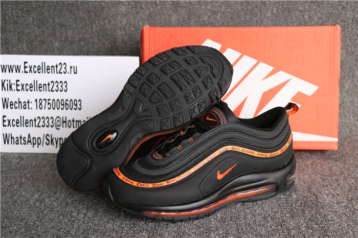 Nike Air Max 97 Black Orange 3M