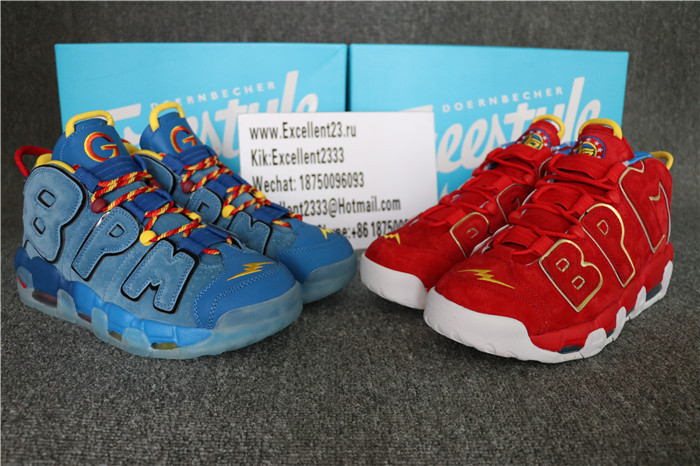 Authentic Doernbecher X Nike Air More Uptempo Red