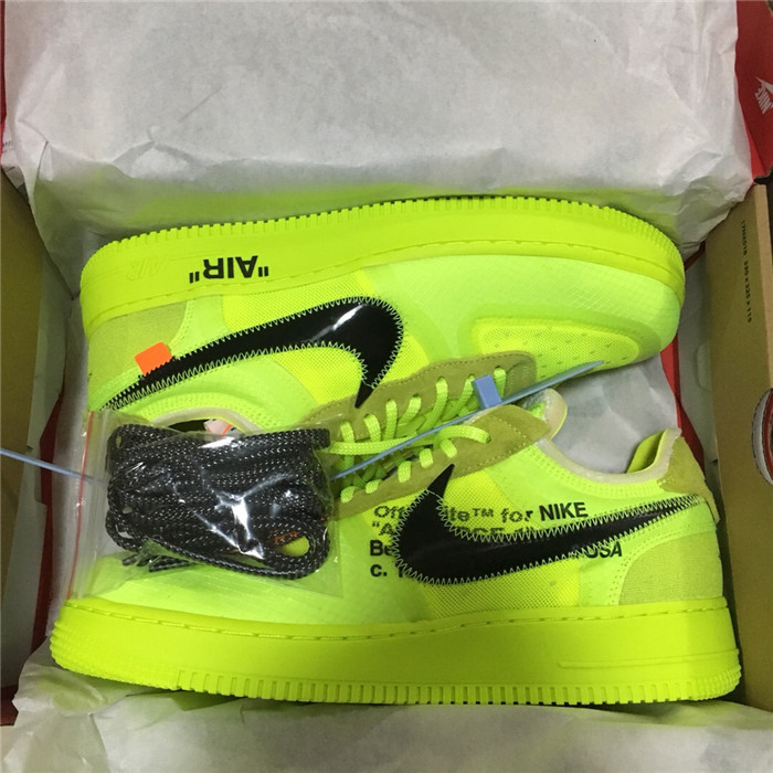 Off White Nike Air Force 1 Low Volt