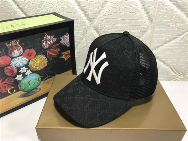 Gucci baseball cap with box full package size for couples 023