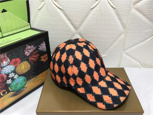 Gucci baseball cap with box full package size for couples 021