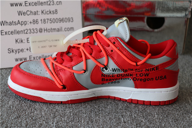 Off-White x Nike Dunk Low Red