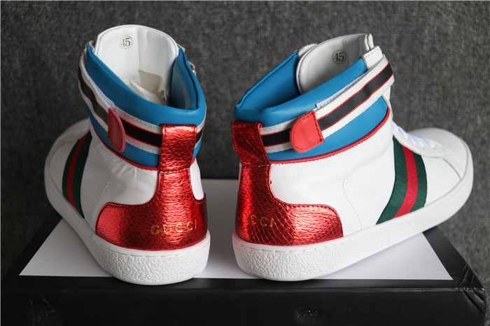 Gucci Mid White Blue Shoes