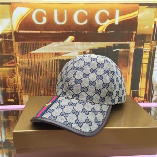 Gucci baseball cap with box full package size for couples 058