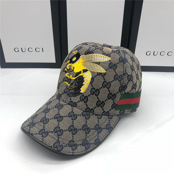 Gucci baseball cap with box full package size for couples 034