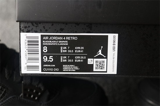 Nike Air Jordan 4 Black Cat