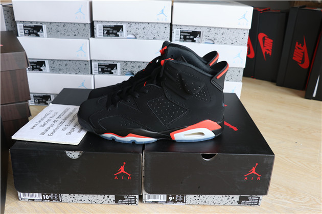 Authentic Nike Air Jordan 6 Retro Black Infrared