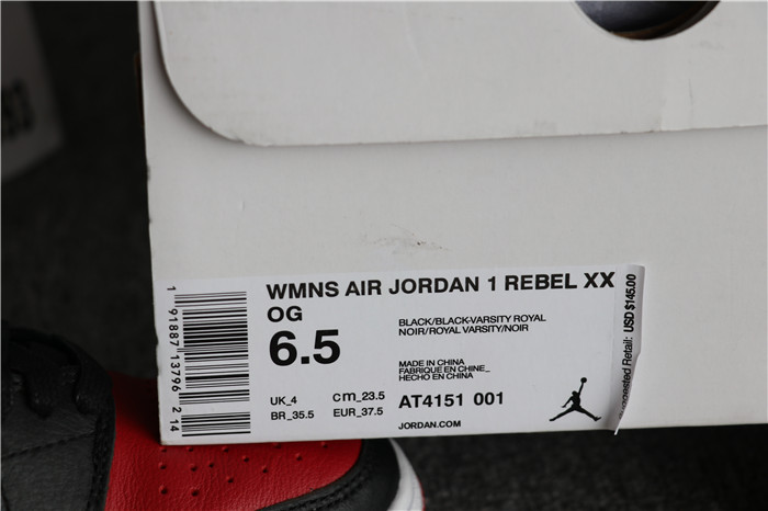 Authentic Nike Air Jordan 1 Retro Reble Top 3