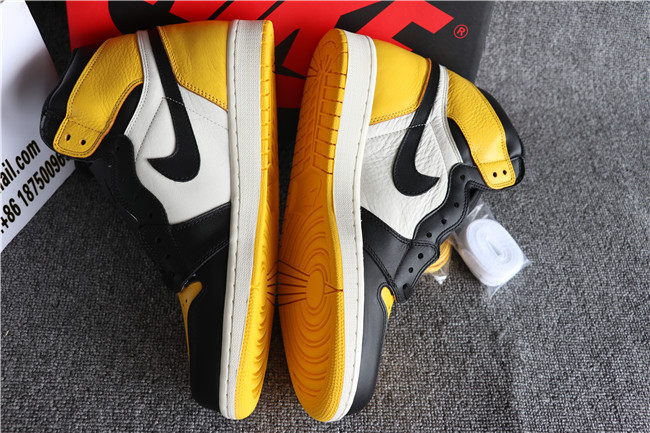 2019 Authentic Nike Air Jordan 1 Retro Yellow Toe