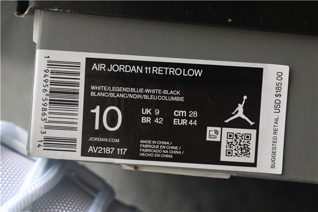 Nike Air Jordan 11 Retro Legend Blue Low