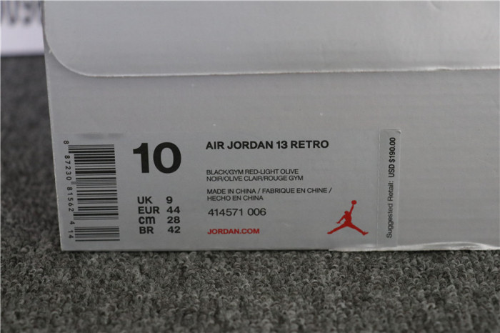 Authentic Nike Air Jordan 13 Retro Olive
