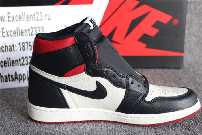 Authentic Nike Air Jordan 1 NRG OG High Not For Resale Red Black