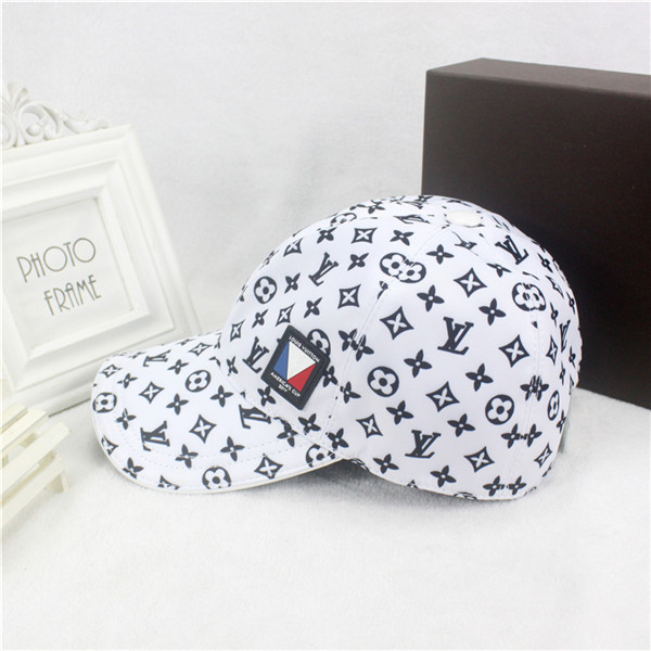Louis Vuitton Baseball Cap With Box Full Package Size For Couples 021
