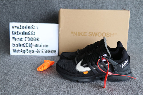 Off White X Nike Air presto 2018 Black