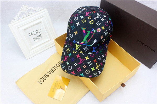 Louis Vuitton Baseball Cap With Box Full Package Size For Couples 045