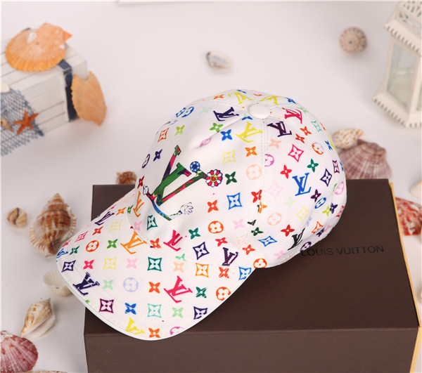 Louis Vuitton Baseball Cap With Box Full Package Size For Couples 039