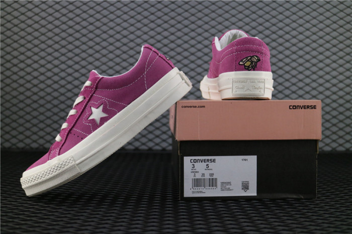 Converse One Star x Golf le Fleur Low Rose Red