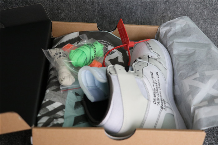 Off White X Nike Air Jordan 1 Retro Grey
