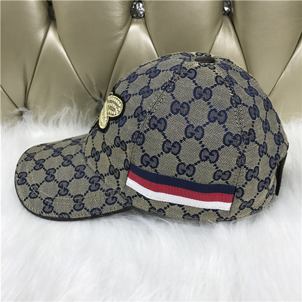 Gucci baseball cap with box full package size for couples 116