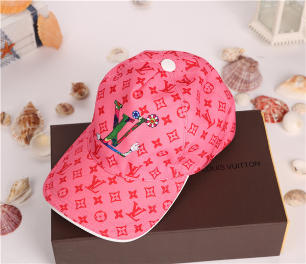 Louis Vuitton Baseball Cap With Box Full Package Size For Couples 055