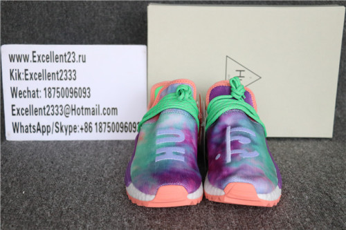 Authentic Adidas NMD Hu Trail Holi Green GS