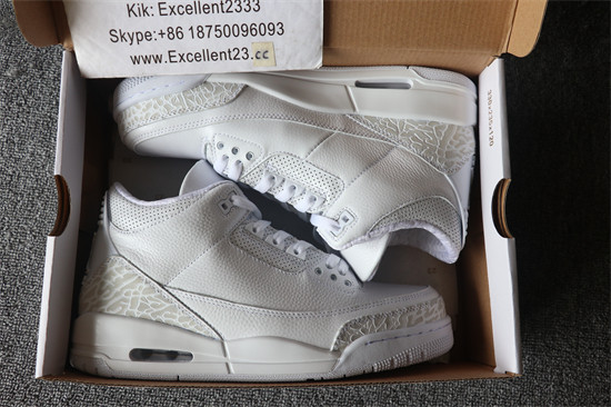 Nike Air Jordan 3 Retro Prue White