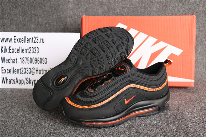 Nike Air Max 97 Black Orange 3M