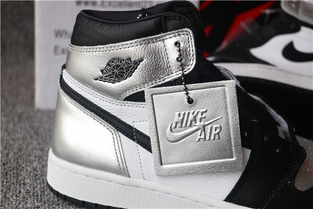 GS Nike Air Jordan 1 Retro Silver Toe