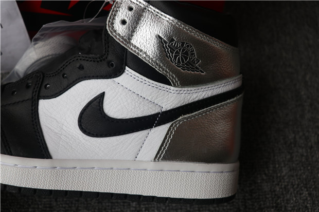 GS Nike Air Jordan 1 Retro Silver Toe