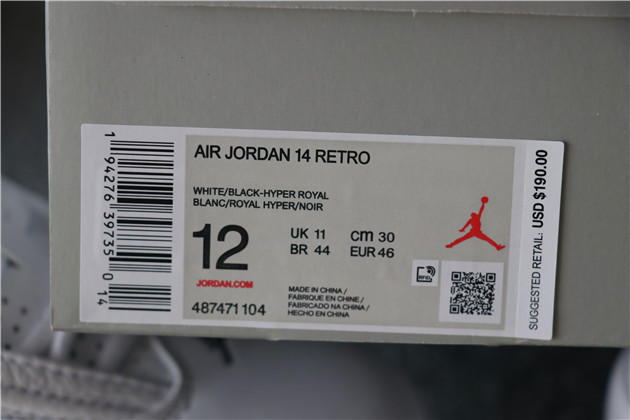 Nike Air Jordan 14 Hyper Royal