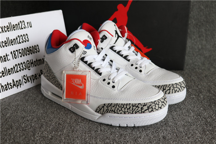 Authentic Nike Air Jordan 3 Retro  Seoul korean