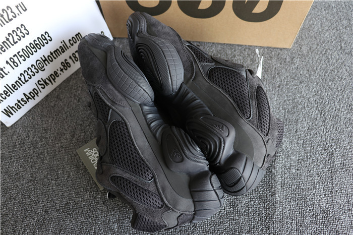 Authentic Adidas Yeezy Boost 500 Shadow Black GS