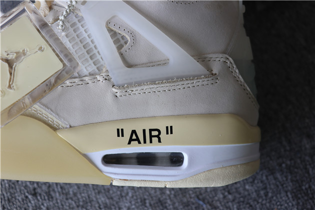 Off White x Nike Air Jordan 4 WMNS Snail(Double Check Size)