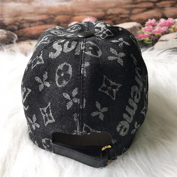 Louis Vuitton Baseball Cap With Box Full Package Size For Couples 001